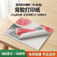 Tấm ảnh có mặt sau dính